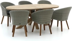 Diningset Intenso | 6 personen | Tuinset teakhout | 7-delig | Kees Smit Tuinmeubelen