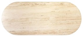 Richmond Interiors La Cantera Travertin Eettafel Griekse Pilaren - 240 X 110cm.