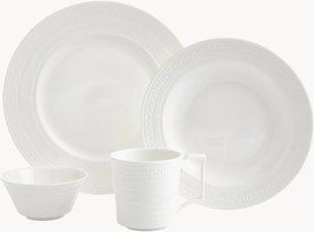 Fine Bone China ontbijtset Intaglio, 4-delig