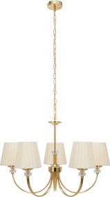 Hanglamp met APP1014-5CP-kristallen