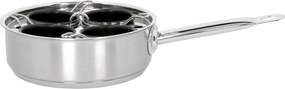 Demeyere Specialties 3 Eipocheerder vier inzetten 18 cm, 18/10 roestvrij staal, Zilver - Specialties 3 - Demeyere