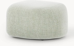 Ovale bouclé poef Wolke