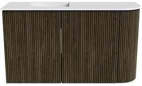 Mondiaz Joya 70cm toiletmeubel ronding rechts shadow met wastafel faye links 1 kraangat talc