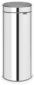 Brabantia Touch Bin Afvalemmer - 30 liter - kunststof binnenemmer - brilliant steel 115325