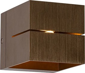 Smart wandlamp donkerbrons 9,7 cm incl. Wifi G9 - Transfer Groove