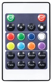 Buiten lichtsnoer 10m incl. LED 10-lichts RGBW solar - Russell