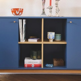 Tenzo Color Living Dressoir Kast Blauw - 175x40x80cm.