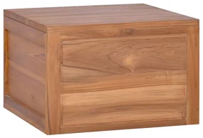 vidaXL Badkamerwandkast 45x45x30 cm massief teakhout