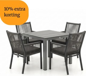 + 10% kassakorting | Diningset Manifesto | 4 personen | Tuinset polywood | 5-delig | Kees Smit Tuinmeubelen