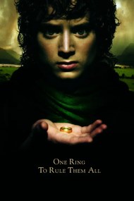 Kunstafdruk In de Ban van de Ring - One ring to rule them all