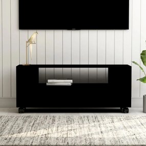 vidaXL Tv-meubel 120x35x43 cm bewerkt hout zwart