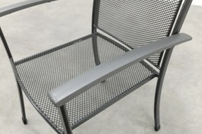 Royal Garden Balero stapelbare tuinset strekmetaal 160x90 cm.