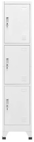 vidaXL Lockerkast met 3 vakken 38x45x180 cm