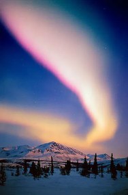 Foto USA, Alaska, Alaskan Range, Aurora Borealis, Johnny Johnson