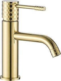 Wastafelkraan Rea Lungo Diamond Gold Low