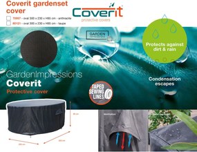Garden impressions Tuinset beschermhoes ovaal 300 x 230 x 85 cm