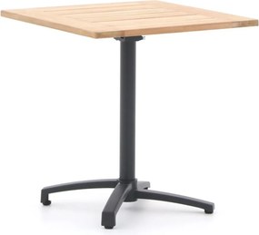 Inklapbare tafel Bellagio | Vierkant | Tuintafel Teakhout | 70x70cm | 2 personen | Kees Smit Tuinmeubelen