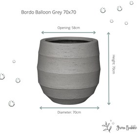 Pot Bordo Balloon Clay