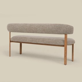 Eetbank Eiken Met Grove Stof 160 Cm