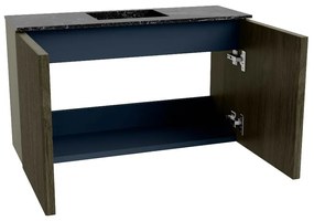 Mondiaz Joya DLux 70cm toiletmeubel shadow met wastafel faye midden zonder kraangat lava