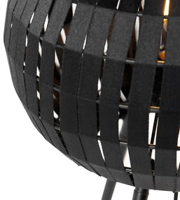 Moderne tafellamp tripod zwart - Zoë Modern E27 rond Binnenverlichting Lamp