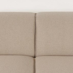 Zuiver Milka Cappuccino Design Bank Met Chaise Longue Rechts Cappuccino