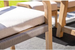 Garden Impressions Alora lounge dining set 5-delig rechts - grey sand