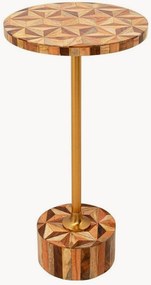 Ronde bijzettafel Domero, handgemaakt