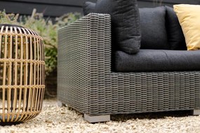 Hoek loungeset 5 personen Wicker Zwart  Garden Collections Toronto