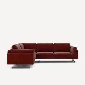 Hoekbank fluweel, César