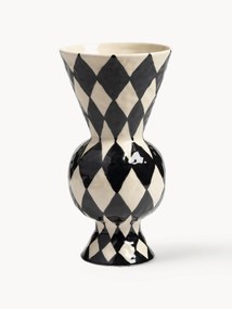 Handbeschilderde vaas Rhombic, H 30 cm