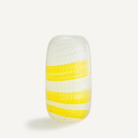 Flesvaas van geblazen glas, H32,5 cm, Stine