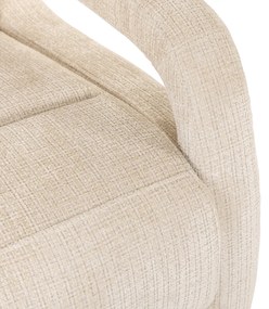 Richmond Interiors Denvi Relaxfauteuil Modern Beige Chenille