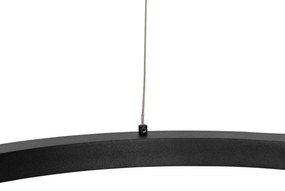 Smart hanglamp met dimmer zwart 60 cm incl. LED en RGBW - Girello Design rond Binnenverlichting Lamp