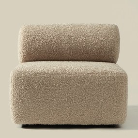 Fauteuil Met Ronde Rugleuning Ivoor