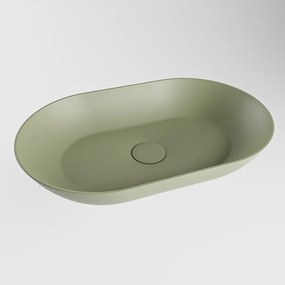 Mondiaz Onni Solid Surface waskom 55x35cm army