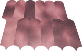 Zelfklevende Mozaïektegels Metaal | Arch Roze | 28,8×29,8 cm | Keuken, Bad &amp; WC