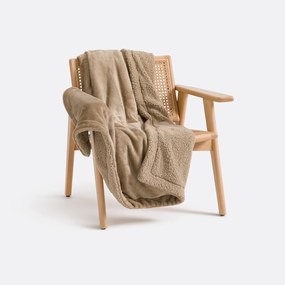 Plaid in fleece en sherpa, Maxine