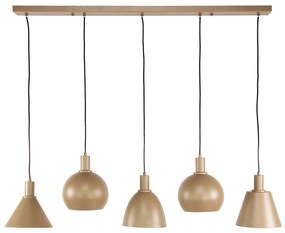 Hanglamp Mix 5-lichts Beige