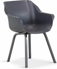 Tuinstoel Kunststof Grijs-antraciet Hartman Sophie element  xerix - 3 + 1 actie