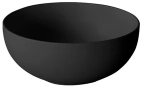 Xenz George Waskom 37x37cm Rond keramiek Mat Zwart AL8401-29