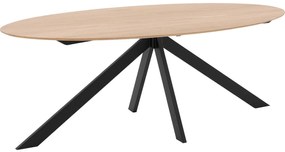 Goossens Excellent Eettafel Uniek, Ovaal 180 x 110 cm