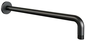 Brauer Black Edition Wandarm - gebogen - 40cm - mat zwart 5-S-5504