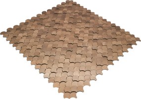Zelfklevende Mozaïektegels Metaal | Visschub Koper | 28,8×29,8 cm | Keuken, Bad &amp; WC