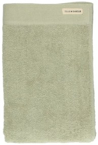 Handdoek, Recycled katoen, Lichtgroen, 70 x 140 cm