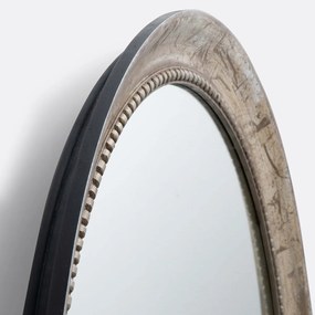 Ronde spiegel in massief mangohoutØ100 cm, Afsan