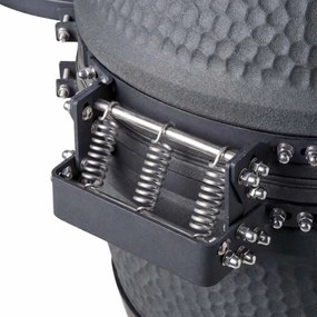 Moddern charcoal grey Complete kamado - houtskoolbarbecue