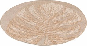 Garden Impressions Buitenkleed Ø160 cm - leaf taupe