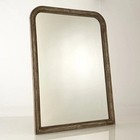 Spiegel in massief mangohout 90x120 cm, Afsan