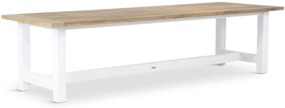 Dining Tuintafel rechthoekig 300 x 100 cm Wit Los Angeles